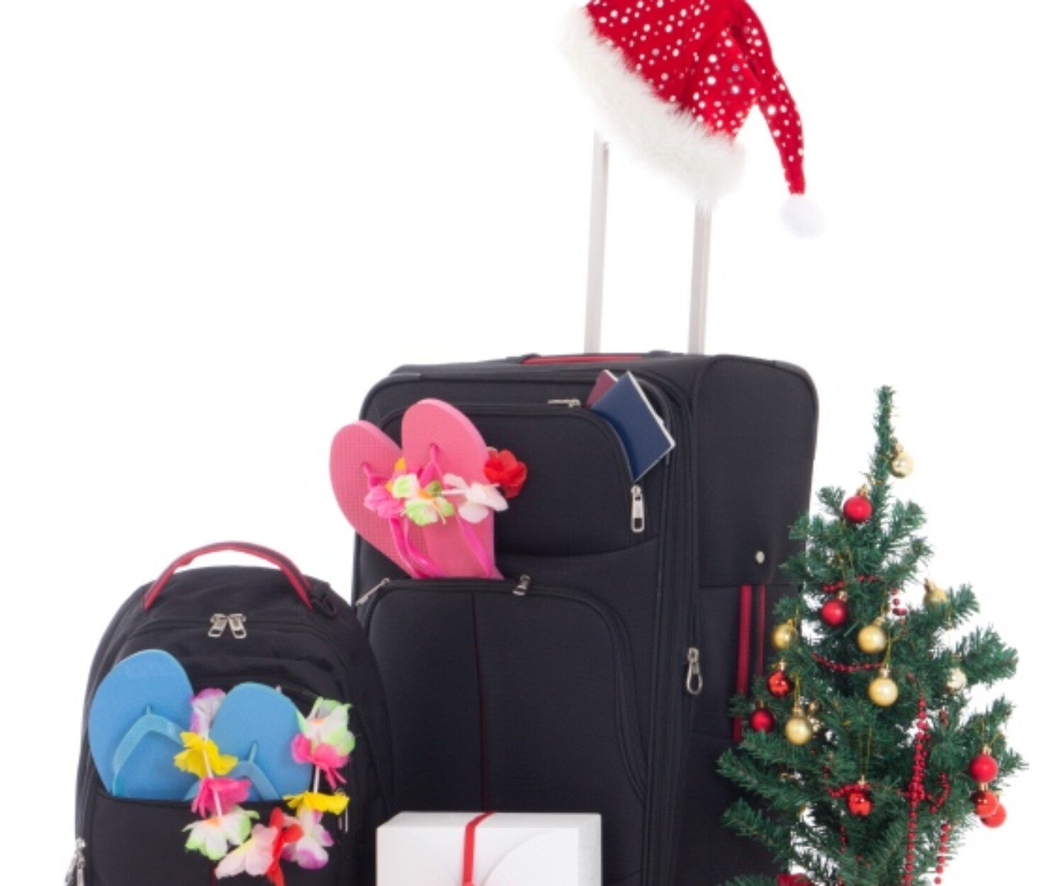 Luggage ready to go on holiday